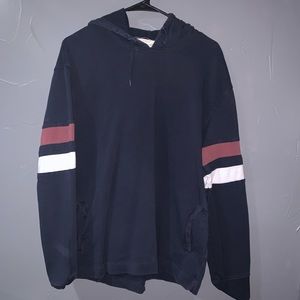 navy hoodie